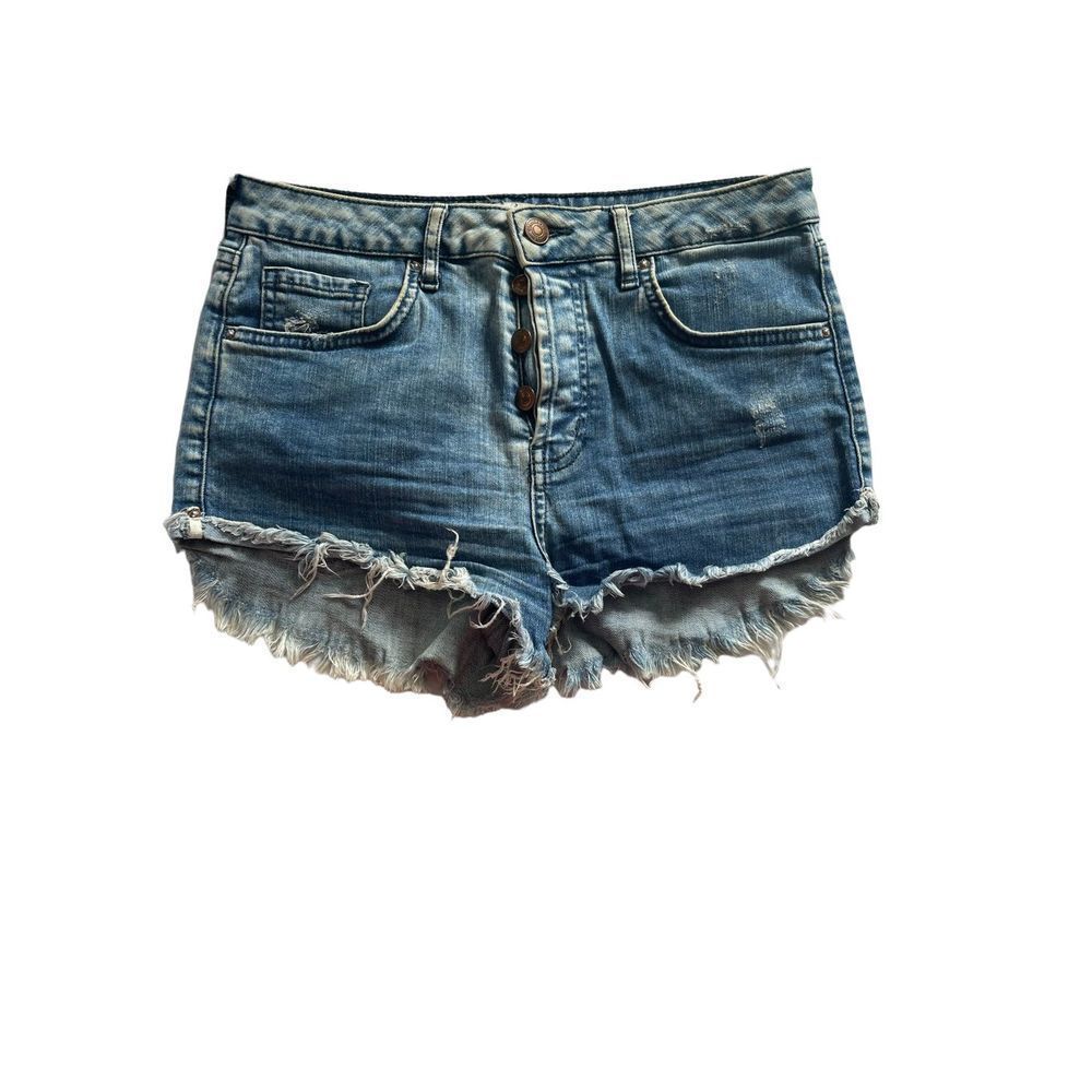 Button Fly High waisted shorts